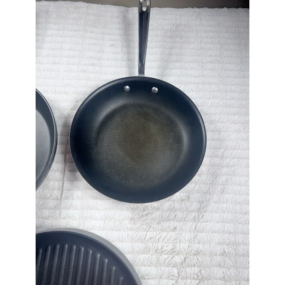 All-Clad 3 Pan Set (2 Non-Stick 1 Steel) 12